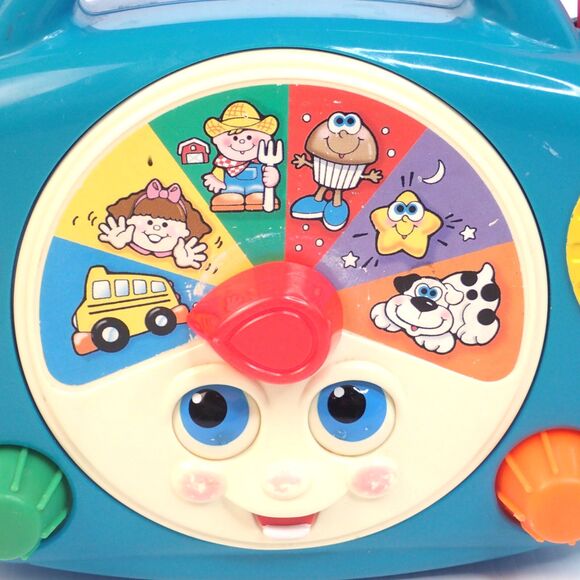 Vintage 1998 Fisher Price Musical Lullabies Player Radio Antenna Face Moves - Picture 2 of 15